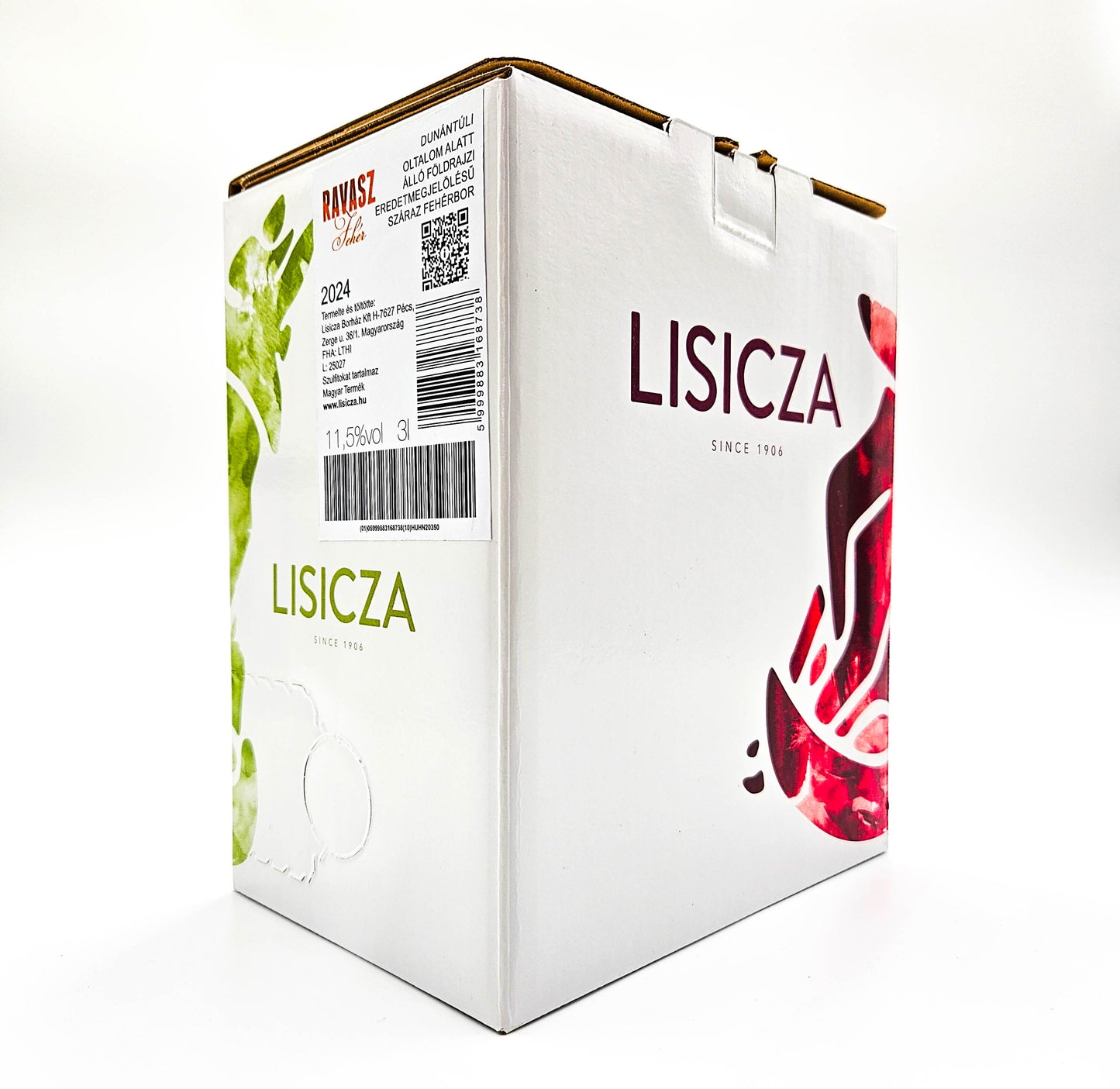 Lisicza Ravasz Fehér 2024 (3L Bag-in-Box)